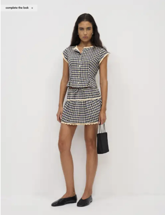 Reformation Dresses & Skirts - Reformation Valetta Two Piece Blue - Size 4